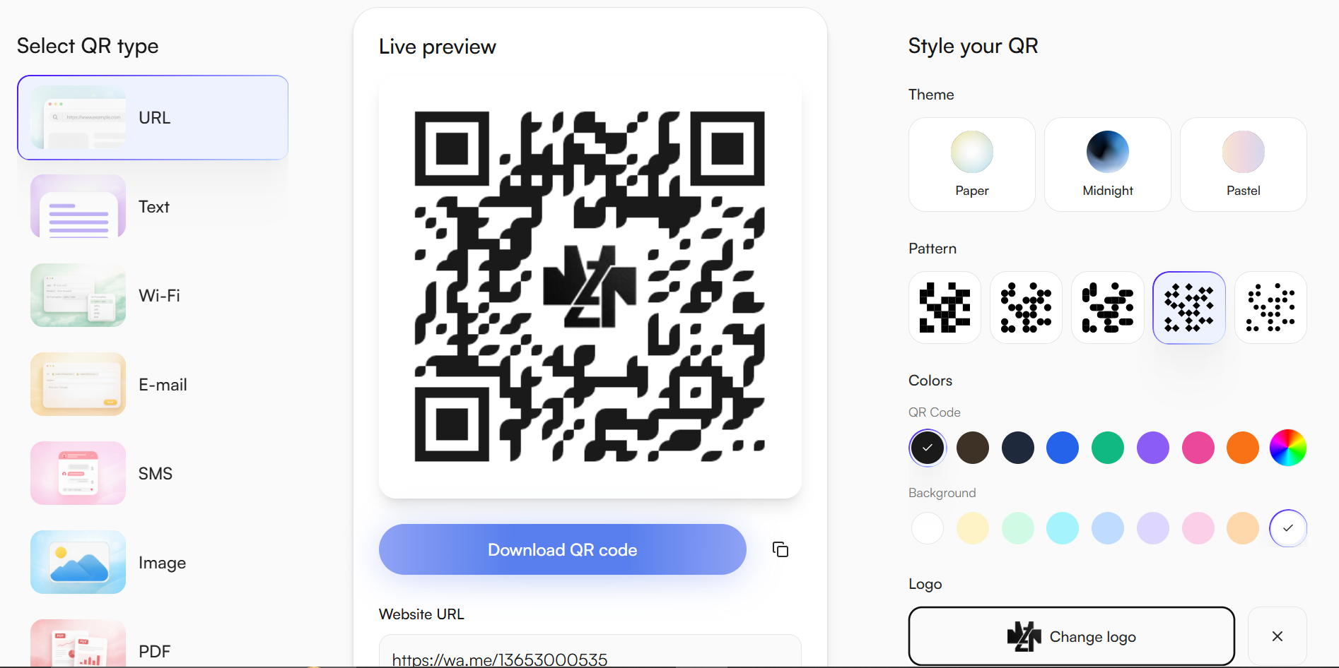 QR Craft - by Mujtaba Zadaii