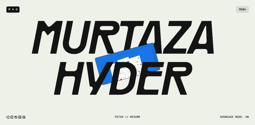 Murtaza Hyder Portfolio - dev Mujtaba Zadaii